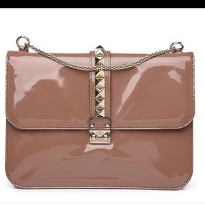 Valentino Patent Rockstud Purse